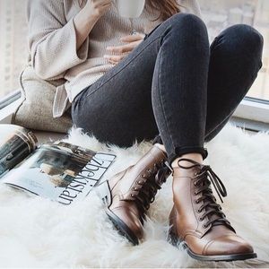 Brown Combat Boots